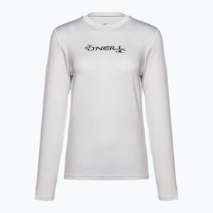 Női úszópóló O'Neill Basic Skins Sun Shirt fehér 4340 (Basic Skins Sun Shirt 4340-025) kép