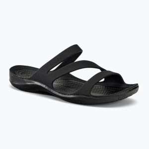Női Crocs Swiftwater szandál fekete 203998-060 flip-flopok (Swiftwater Sandal 203998-060) kép
