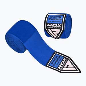 RDX HWX-RU+ kék bokszkötszerek RDX HWX-RU+ kék (Hand Wraps Plus HWX-RU+) kép