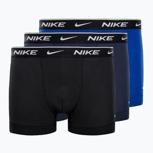Férfi boxeralsó Nike Everyday Cotton Stretch Trunk 3Pk UB1 obszidián / játék királyi / fekete (Everyday Cotton Stretch Trunk KE1008-9J1) kép