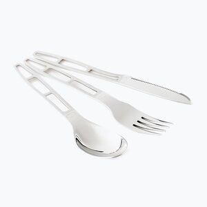 GSI Outdoors Glacier Stainless evőeszközök 3 db. Evőeszközök (Glacier Stainless 3 Pc. Cutlery 61004) kép