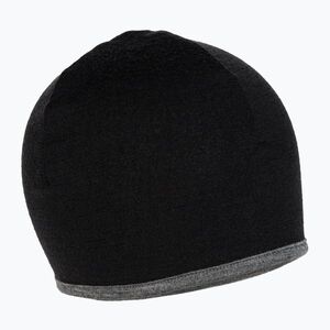Icebreaker téli zsebkalap fekete/gritstone hthr (Pocket Hat IBIBM200A041) kép
