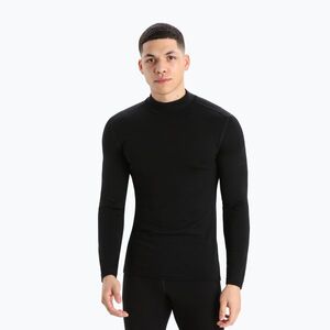 Férfi termoaktív pulóver icebreaker 260 Tech Turtleneck fekete (260 Tech Turtleneck IB0A56IE0011) kép