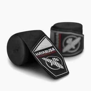 Hayabusa Perfect Stretch Boxing Bandage Kézkötés 450 cm fekete (Perfect Stretch Handwraps PSHW04-B) kép