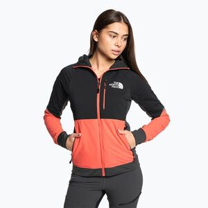 Női pehelypaplan The North Face Dawn Turn Hybrid Ventrix Hoodie sugárzó narancssárga/fekete/aszfalt szürke (Dawn Turn Hybrid Ventrix Hoodie NF0A7Z91) kép