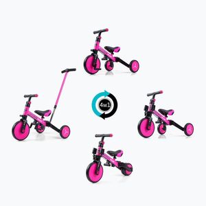 Milly Mally 4in1 tricikli Optimus Plus rózsaszín (4w1 Optimus Plus 5304) kép