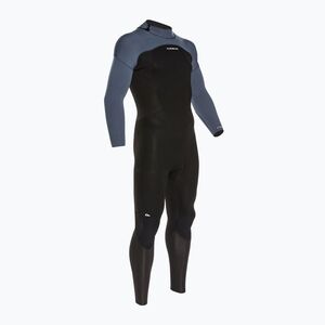 Quiksilver férfi 4/3 Prologue BZ GBS fekete/bering színű búvárruha (Prologue 4/3 mm Back Zip GBS EQYW103221-KVC0) kép
