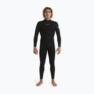Quiksilver férfi 3/2 Prologue BZ BZ Flt fekete búvárruha (Prologue 3/2 mm Back Zip Flatlock EQYW103223-KVD0) kép