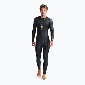 Férfi triatlon búvárruha 2XU Propel: 1 fekete/ambition MW4991C (Propel: 1 MW4991C) kép