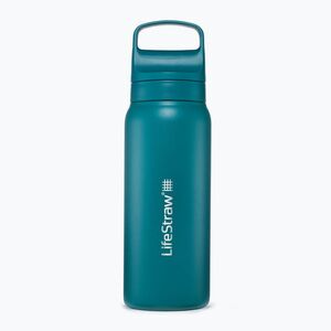 Túrapalack szűrővel Lifestraw Go 2.0 Steel 1 l laguna teal (Go 2.0 Steel LGV41STLWW) kép