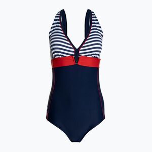 Női egyrészes fürdőruha AQUA-SPEED Maris kék/fehér (Maris 7289) kép
