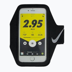 Nike Lean Arm Band futó telefon pánt fekete/fekete/ezüst (Lean Arm Band NRN65-082) kép