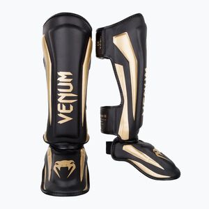 Venum Elite Standup sípcsont protektorok fekete/arany (Elite Standup Shin Guards 1394) kép