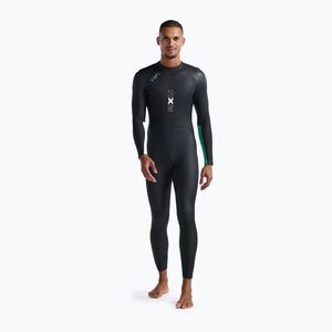 Férfi 2XU Propel Openwater triatlon búvárruha fekete/világoszöld (Propel Openwater MW7144C) kép