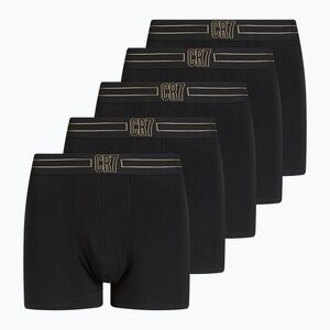 Férfi CR7 Basic Trunk boxeralsó 5 pár fekete/arany (Basic Trunk 300-8106-4900) kép