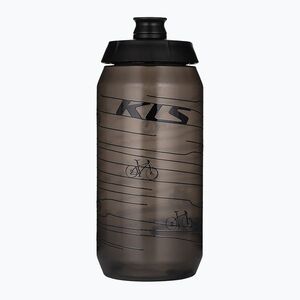 Kerékpáros kulacs Kellys Kolibri 550 ml transparent black (Kolibri 75111) kép