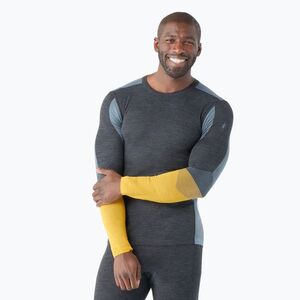 Férfi termoaktív pulóver Smartwool Intraknit Thermal Merino Baselayer Colorblock Crew charcoal (Intraknit Thermal Merino Baselayer Colorblock Crew SW016453M37) kép