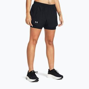 női futónadrág Under Armour Fly By 2in1 black/black/reflective (Fly By 2in1 1382440-001) kép