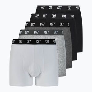 Férfi boxeralsó CR7 Basic Trunk 5 par black/dark grey/grey/white (Basic Trunk 300-8106-4900) kép