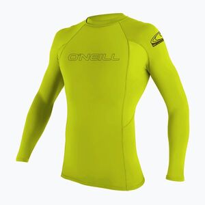 Gyerek hosszú ujjú felső úszáshoz O'Neill Basic Skins LS Rash Guard lime (Youth Basic Skins Rash Guard 3346-187) kép