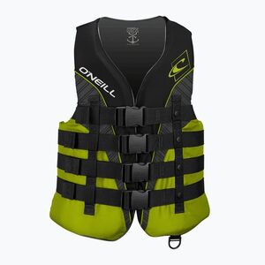 Biztonsági mellény O'Neill Superlite 50N ISO Vest cblack/lime/smoke lime (Superlite 50N ISO Vest 4723EU-TF025-CH6) kép