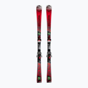 Női lesikló sílécek Rossignol Hero Elite ST TI K+ SPX14 kötés fekete/piros (Hero Elite ST TI K + SPX 14 Konect GW RRNPH02) kép