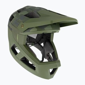 Gyerek kerékpáros sisak Endura Singletrack Full Face Youth olive green (Singletrack Full Face Youth E7163) kép