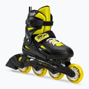 Gyerek görkorcsolya Rollerblade Fury black/yellow (Fury Jr 7373500800) kép
