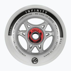 Görkorcsolya kerék Powerslide InUszonyity 80 RTR ABEC9/Spacer 4 db grey (Infinity RTR ABEC9/Spacer 905437) kép