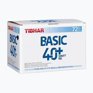 Pingponglabda Tibhar Basic 40+ SYNTT NG 72 db white (Basic 40+ SYNTT NG 10907) kép