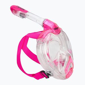 Gyerek egész arcos snorkeling maszk SEAC Magica black silicone/pink (Magica 170-12PT/SLT) kép