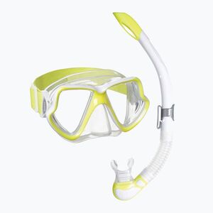 Snorkeling készlet Mares Combo Wahoo Neon yellow/white/clear 411779BB (Combo Wahoo Neon 411779BB) kép