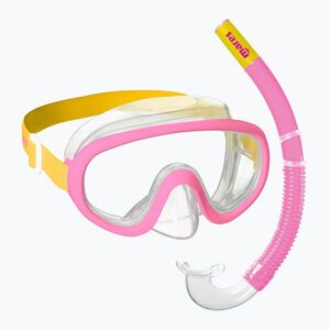 Gyerek snorkeling készlet Mares Combo Jelly pink/yellow/clear (Combo Jelly 411797) kép