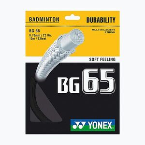 Badminton húr YONEX BG 65 Set 10 m black (BG 65 Set NB65SB) kép