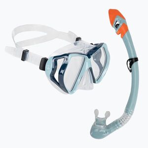 AQUASTIC Shoal snorkeling szett maszk + búvár kék (Shoal AQS-B4I004-BL) kép