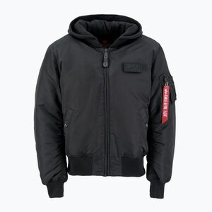 Alpha Industries férfi dzseki MA-1 ZH Back Print fekete / fényvisszaverő (MA-1 ZH Back Print 128113285) kép