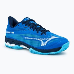 Férfi tenisz cipő Mizuno Wave Exceed Light 2 CC mugen kék/fehér/folyókakék (Wave Exceed Light 2 CC 61GC232028) kép