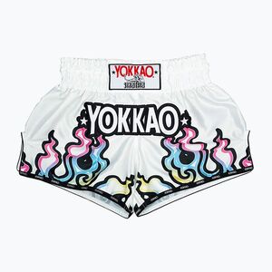 Férfi sportnadrág YOKKAO Flames CarbonFit white (Flames CarbonFit TYBS-152) kép