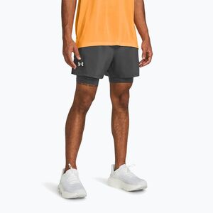 Férfi futónadrág Under Armour Launch 5" 2in1 castlerock/castlerock/reflective (Launch 5" 2in1 1382640-025) kép