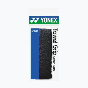 YONEX AC 402 Frotte Griffband tollaslabda ütő csomagolása fekete (AC 402 Frotte Griffband AC402B) kép