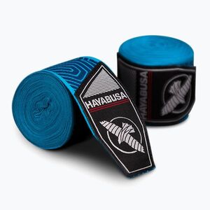 Hayabusa Perfect Stretch Nyomtatott bokszkötszer 450 cm kék geo (Perfect Stretch Printed PSPHW-BG) kép