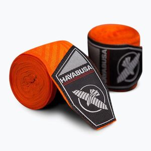 Hayabusa Perfect Stretch nyomtatott 450 cm-es narancssárga labirintus bokszkötszerek (Perfect Stretch Printed PSPHW-OM) kép