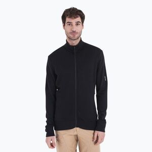 Férfi Icebreaker Merino 260 Quantum IV Zip fekete trekking kabát (Merino 260 Quantum IV Zip IBBA56W10011) kép