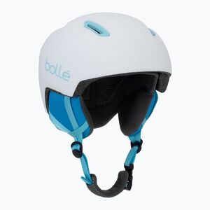 Gyerek sísisak Bollé Atmos Youth white/blue matte (Atmos Youth BH149109) kép
