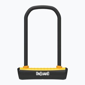 Kerékpár zár OnGuard Neon 8152OR U-Lock black/orange (Neon ONG-8152OR) kép