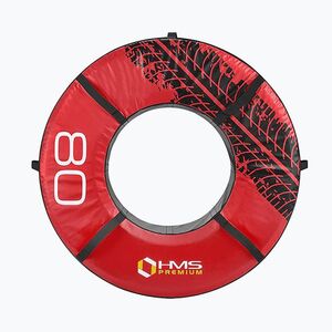 Edző gumiabroncs HMS PYT03 Premium 80 kg fekete/piros (PYT03 Premium 17-62-122) kép