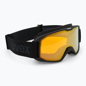 Síszemüveg UVEX Elemnt FM black matt/mirror green clear lasergold lite (Elemnt FM 55/0/640/2230) kép
