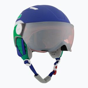 Gyerek sísisak Head Mojo Visor Jr blue/green/silver red (Mojo Visor Jr 328234) kép