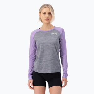 Női hőaktív pulóver Mons Royale Icon Raglan szürke melír/ lupin (Icon Raglan 100498-1090-803) kép