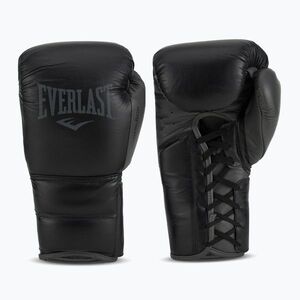 Boxkesztyű Everlast Powerlock 2 Laced Pro Training black (Powerlock 2 Laced Pro Training EV2272LAC-BLK) kép